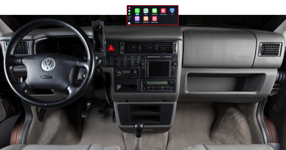 T4 Armaturenbrett mit Display